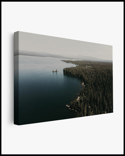 Eibsee Lake View Canvas