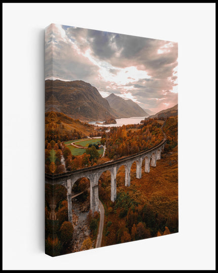 Glenfinnan Viaduct Autumn Canvas