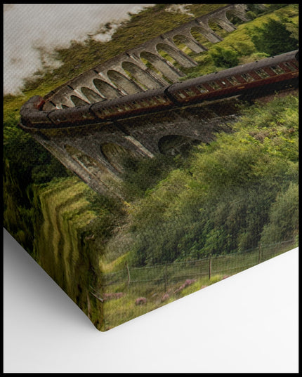 Glenfinnan Viaduct Train Canvas