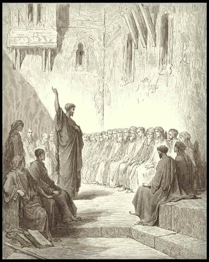 Paul preaches to the thessalonians