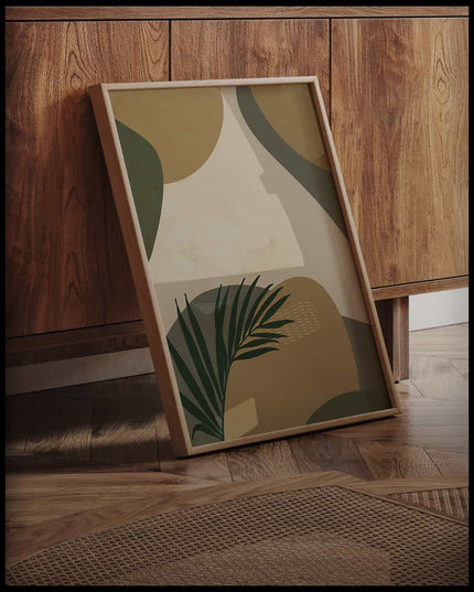 Abstract Botany Shapes Poster