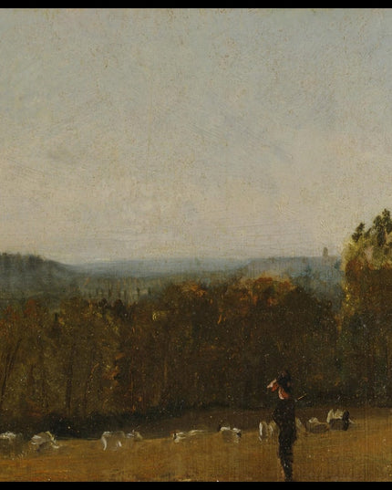 Shepherd In Landscape