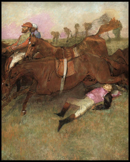 Scene from the Steeplechase: The Fallen Jockey