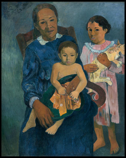 Polynesian Woman with Children