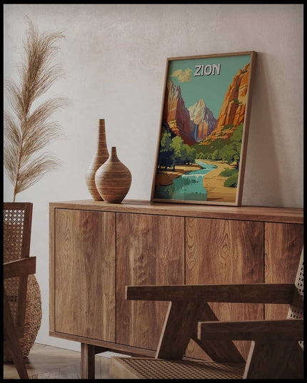 Zion National Park Poster