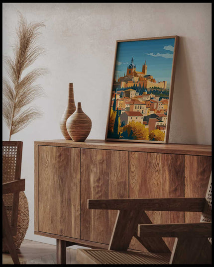 Segovia Illustration Poster