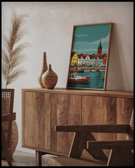 Rostock Illustration Poster