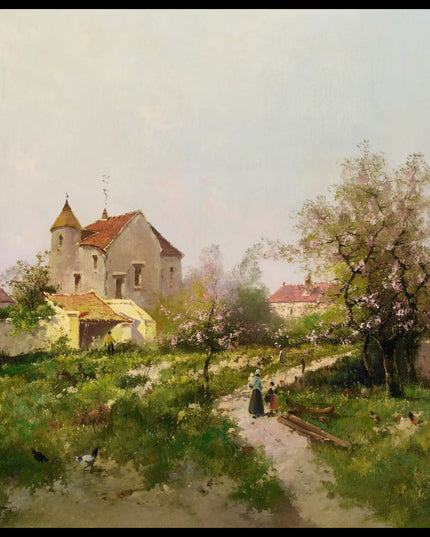 Rural Scene In The Barbizon Suburbs