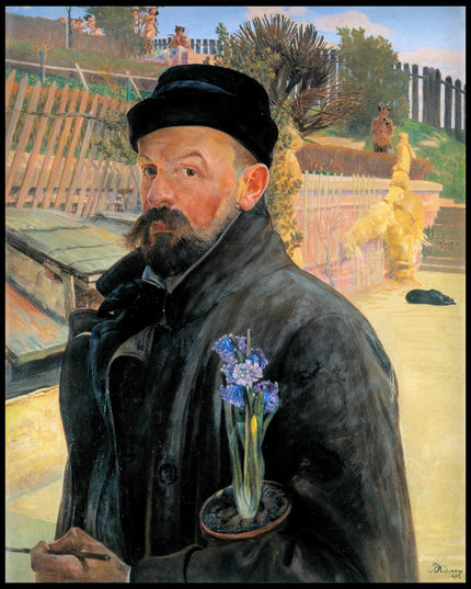 Self-Portrait with a Hyacinth