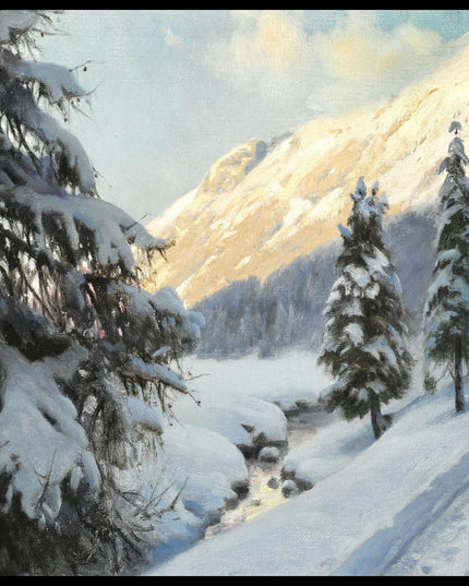 Winterlandschaft bei Morteratsch