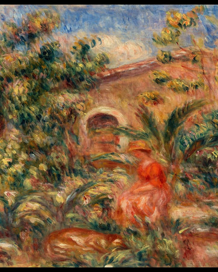 Landscape with Woman and Dog