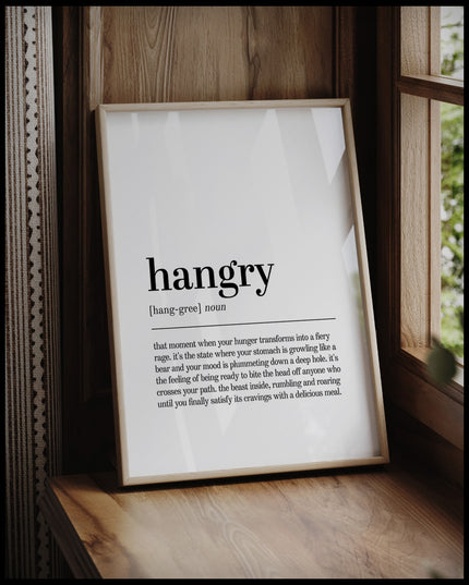 Definition Hangry